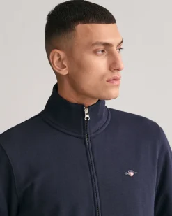 Gant neuletakki, ORIGINAL FULL ZIP CARDIGAN Tummansininen