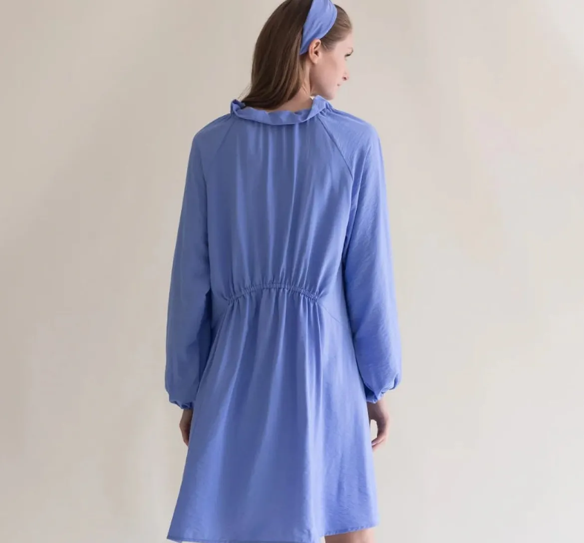 Gauhar mekko Adira Dress Sky Blue, vaaleansininen