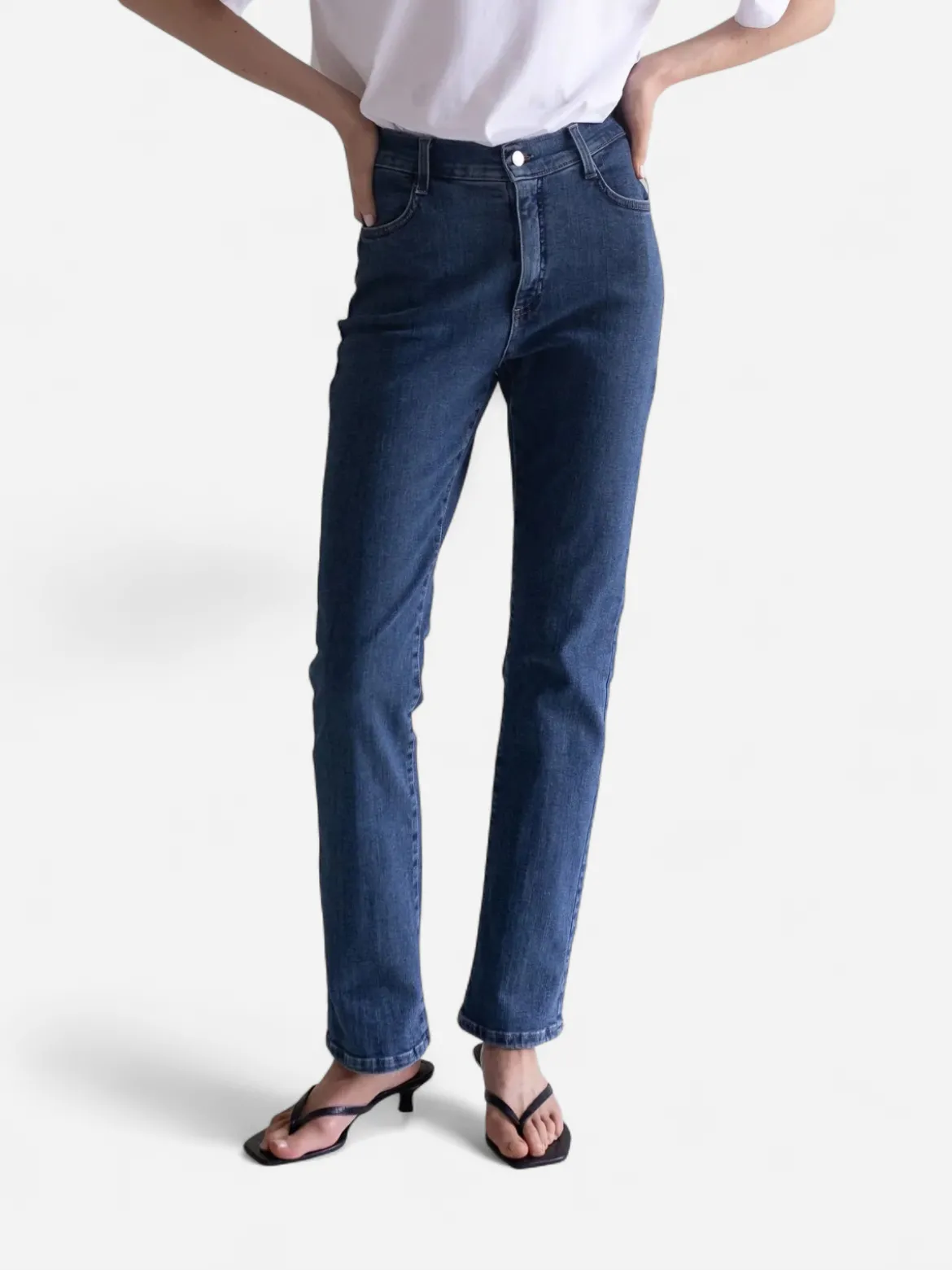 Gauhar naisten farkut Denim Slim, sininen indigo