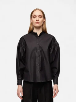 Gauhar naisten paitapusero, TONYA SHIRT BLACK Musta