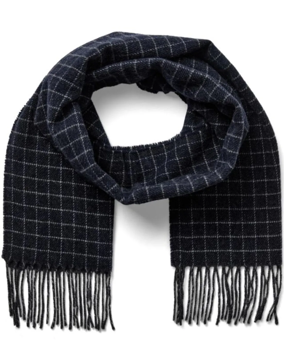 Gino Marcello huivi Checked Scarf, sininen ruutu
