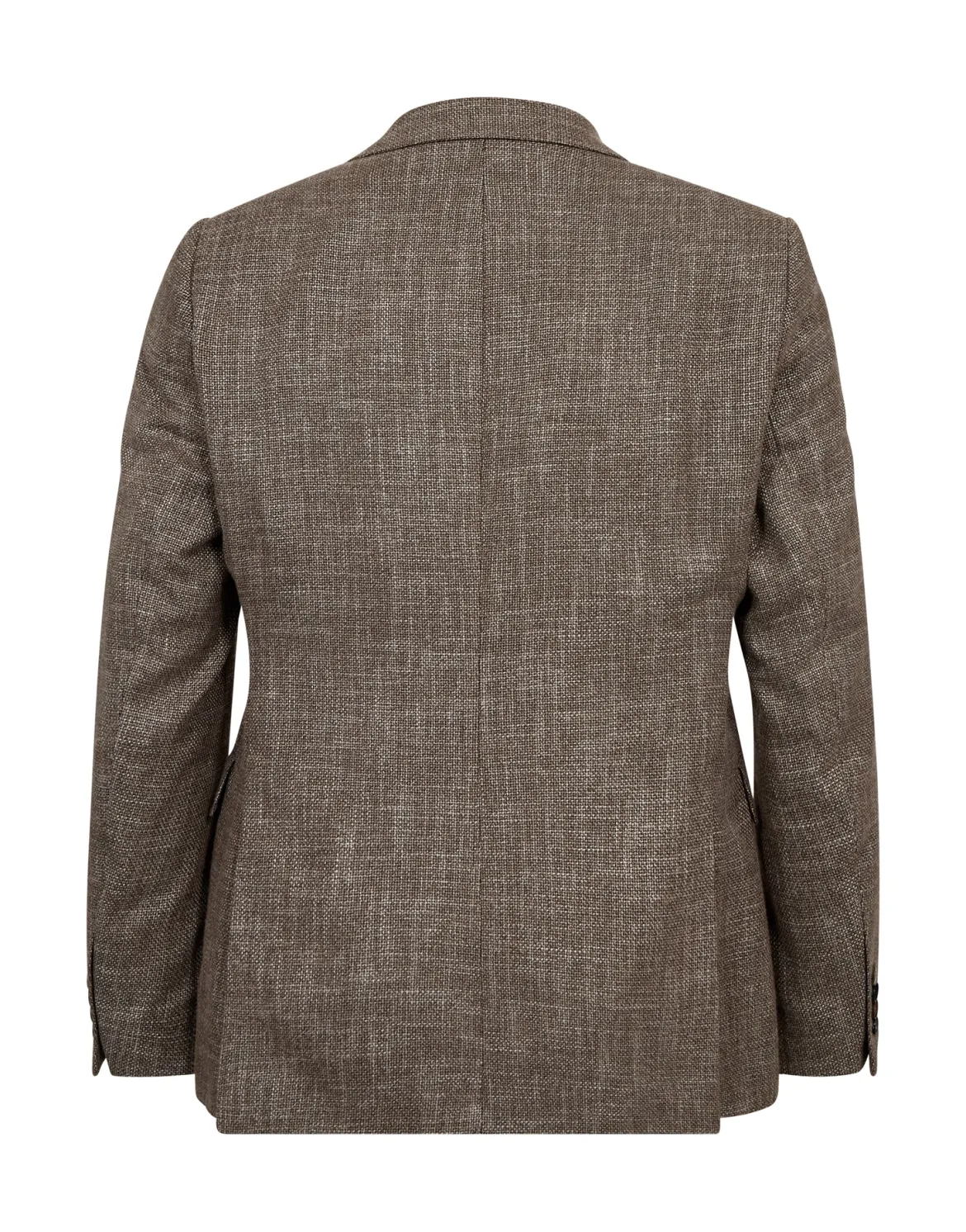 Gino Marcello miesten bleiseri Linen Look Blazer, ruskea kuosillinen