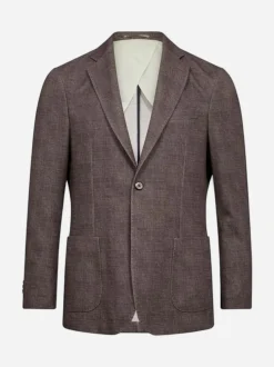 Gino Marcello miesten bleiseri Halflined Blazer, keskiruskea