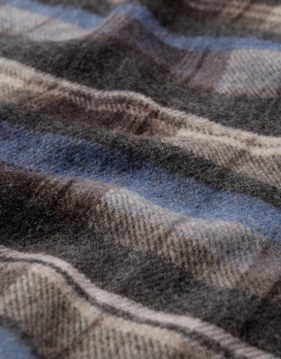 Gino Marcello miesten huivi Checked Scarf, ruskea ruutu