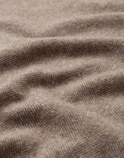 Gino Marcello miesten huivi Herringbone Scarf, tumma kameli