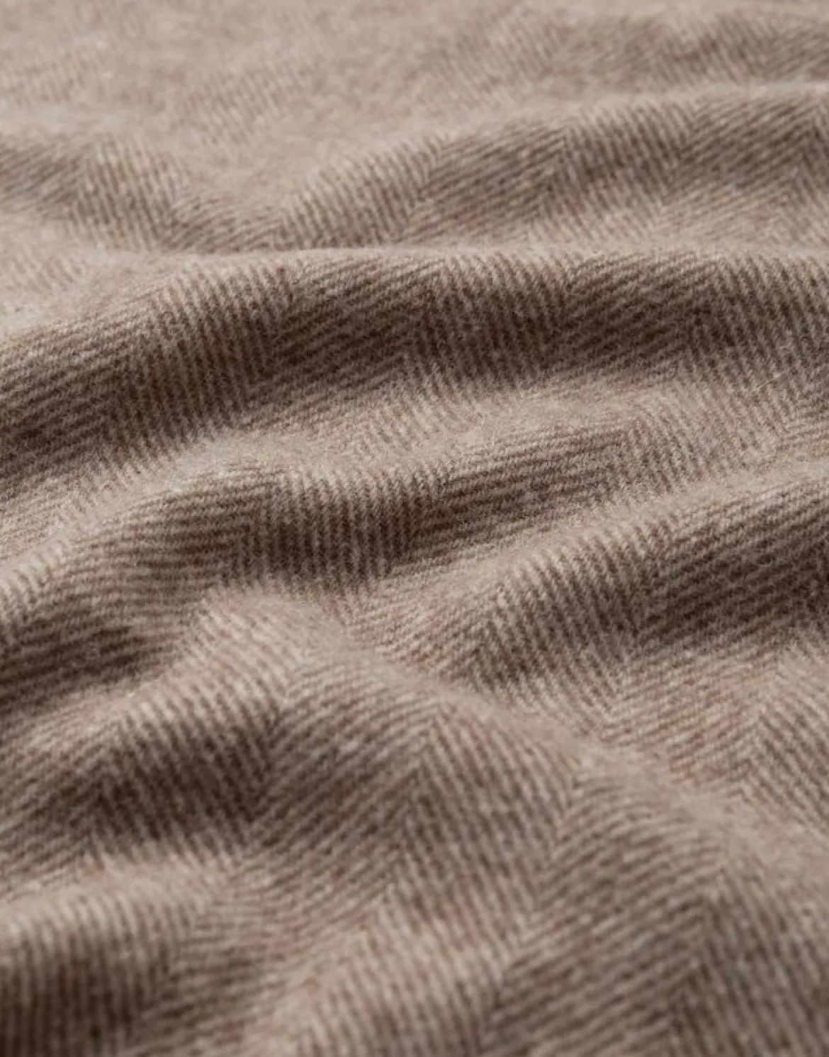 Gino Marcello miesten huivi Herringbone Scarf, tumma kameli
