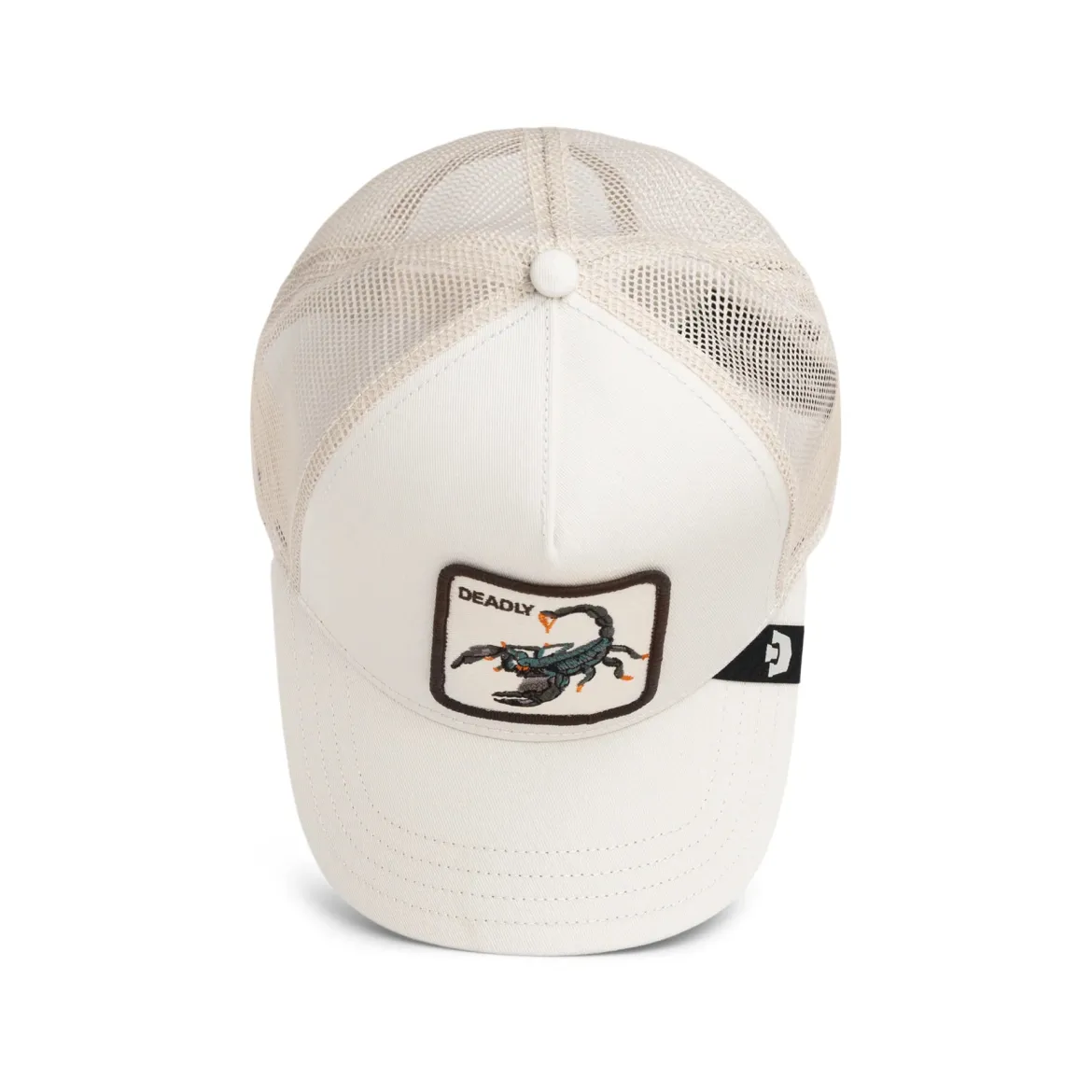 Goorin Bros lippis Deadly Scorpion Trucker Chalk, luonnonvalkoinen