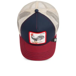 Goorin Bros lippis Rooster Trucker Navy Red, tummansininen