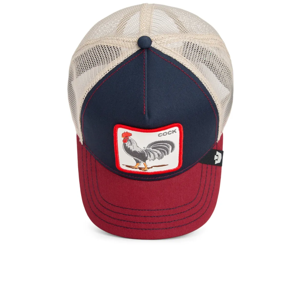 Goorin Bros lippis Rooster Trucker Navy Red, tummansininen