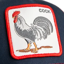 Goorin Bros lippis Rooster Trucker Navy Red, tummansininen