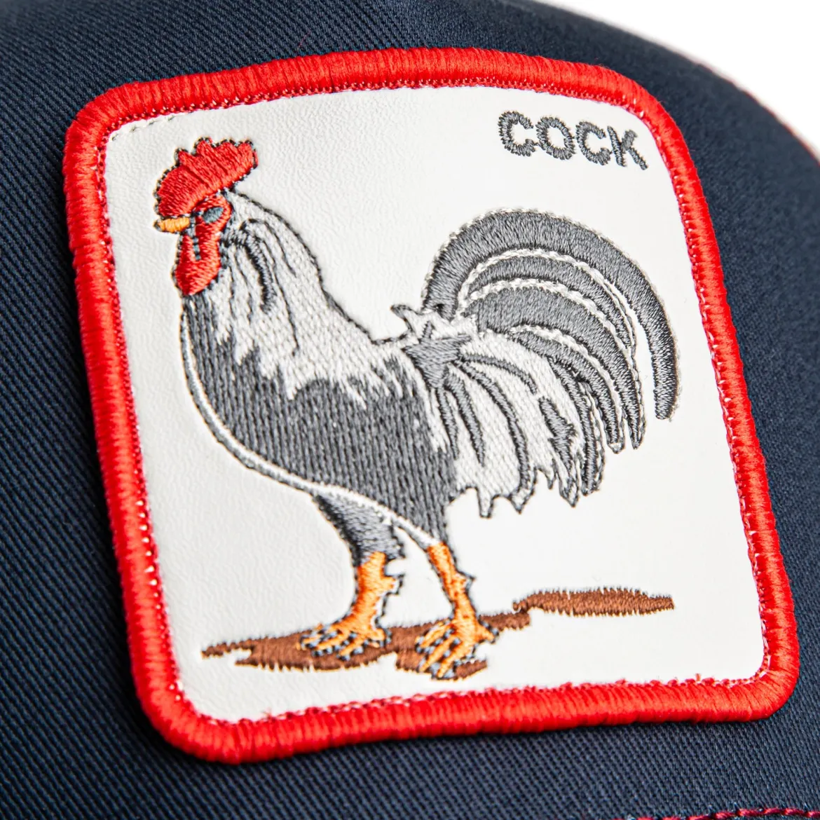 Goorin Bros lippis Rooster Trucker Navy Red, tummansininen