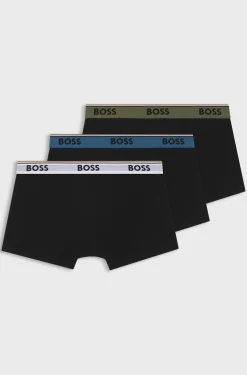 Hugo Boss miesten alushousut K Trunk 3P Power, Musta