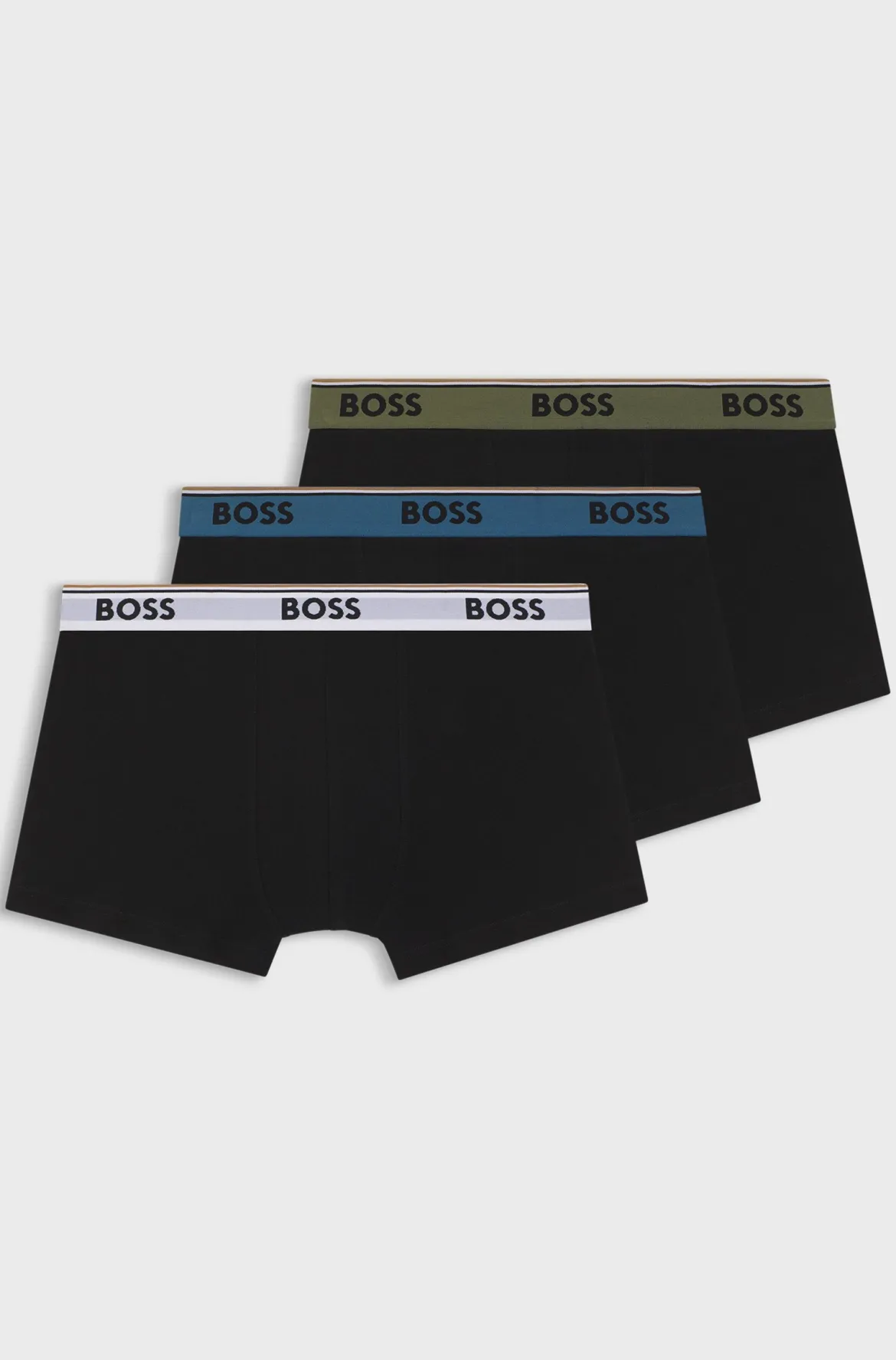 Hugo Boss miesten alushousut K Trunk 3P Power, Musta