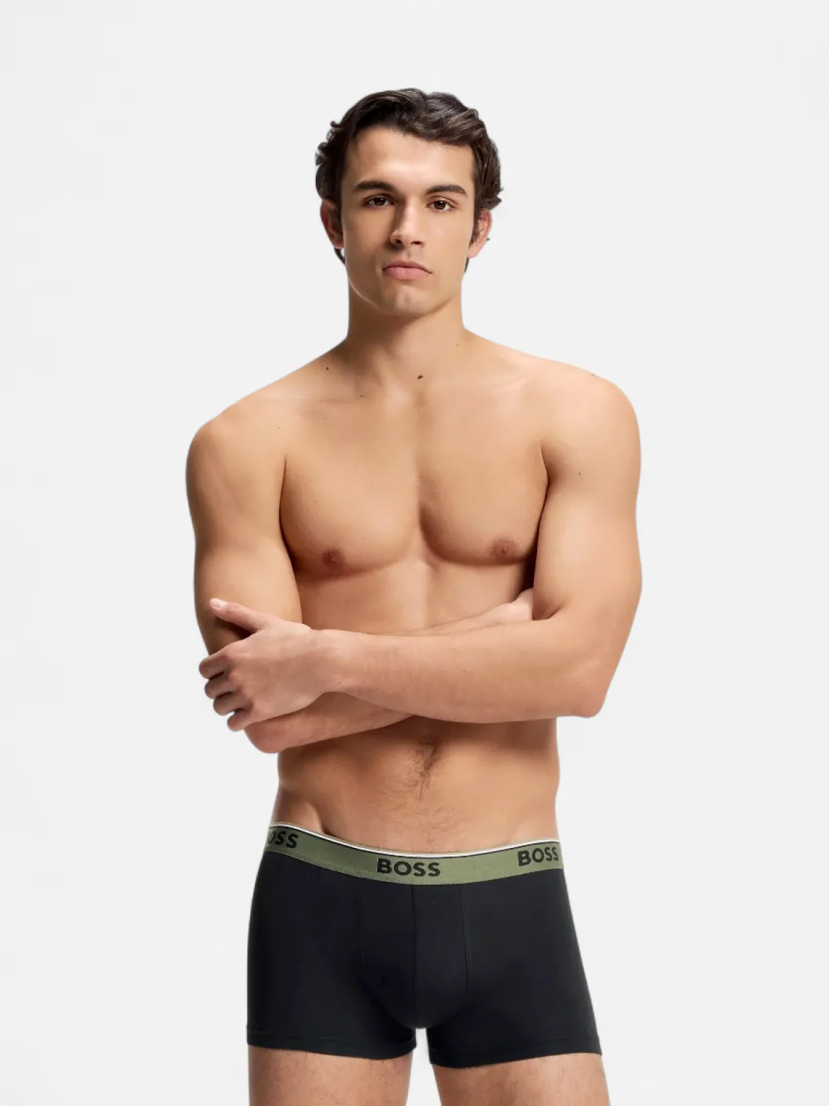 Hugo Boss miesten alushousut K Trunk 3P Power, Musta