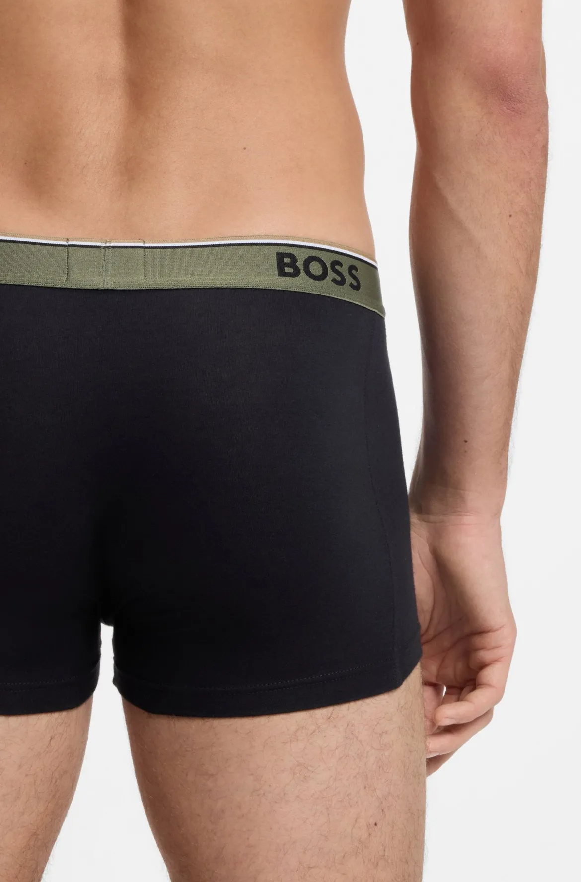 Hugo Boss miesten alushousut K Trunk 3P Power, Musta