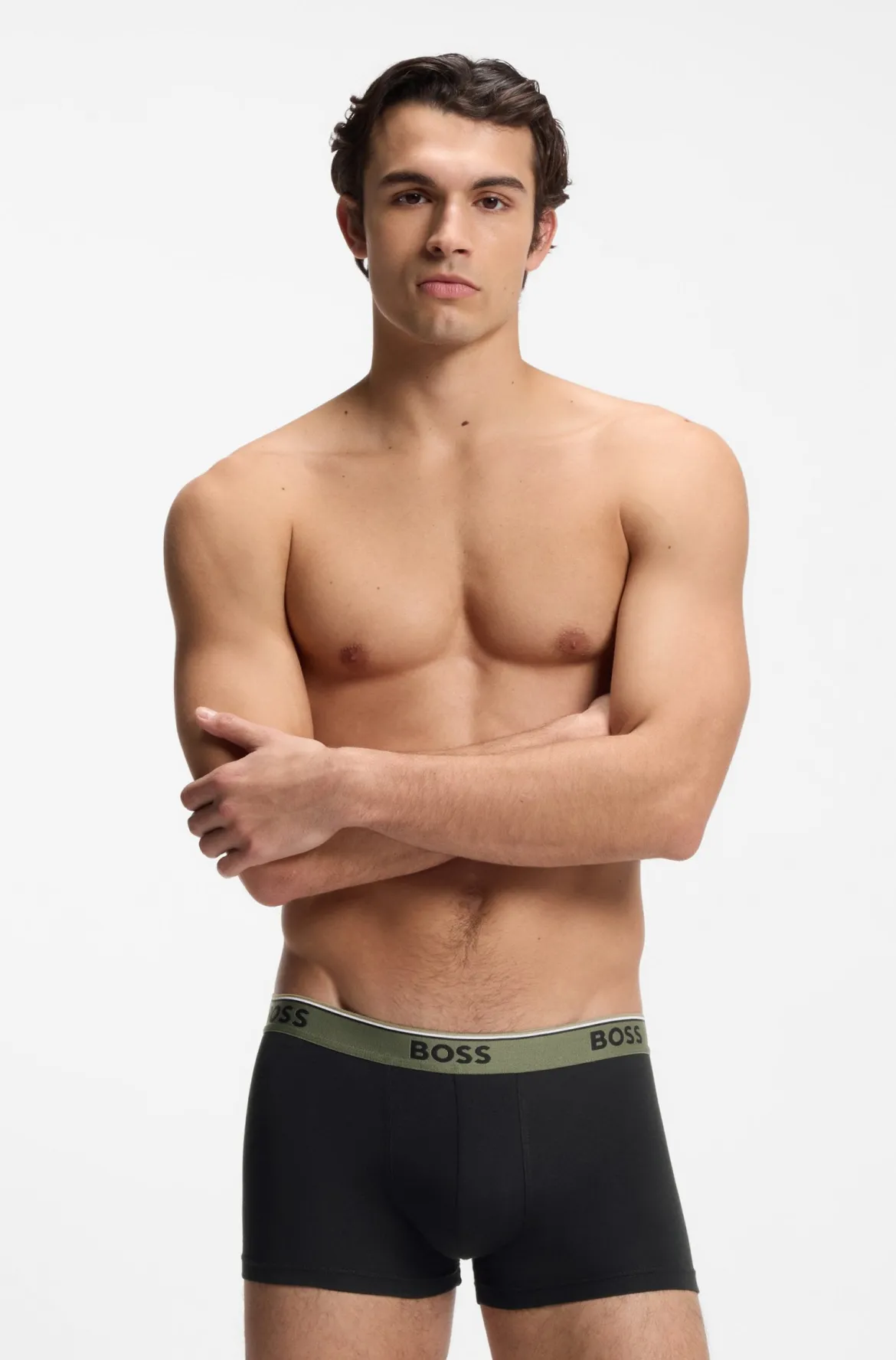 Hugo Boss miesten alushousut K Trunk 3P Power, Musta