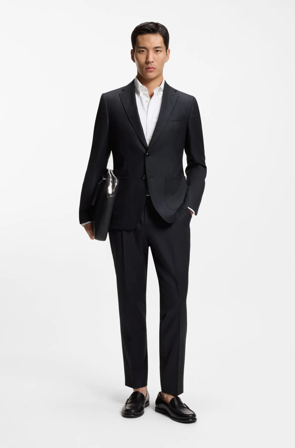 Hugo Boss miesten bleiseri H-Hutson-2PP-253, tummansininen