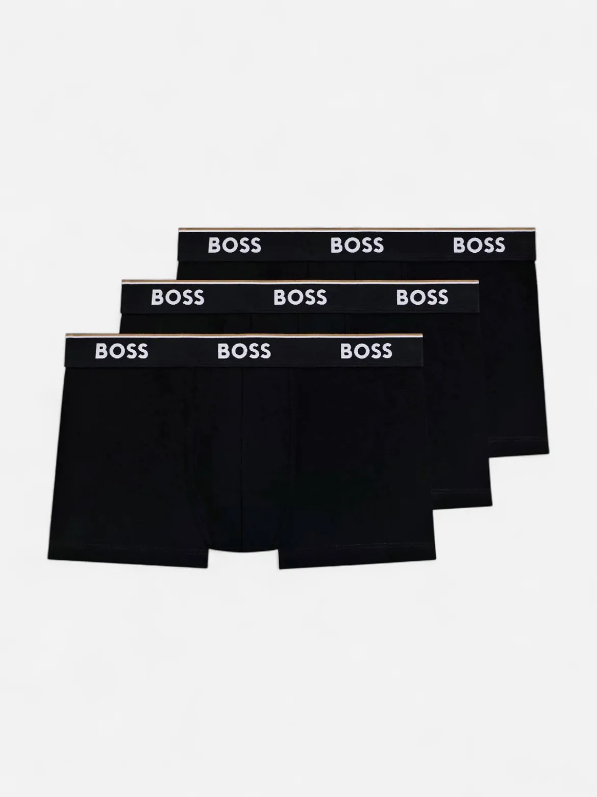 Hugo Boss Miesten Bokserit 3 P Power Musta