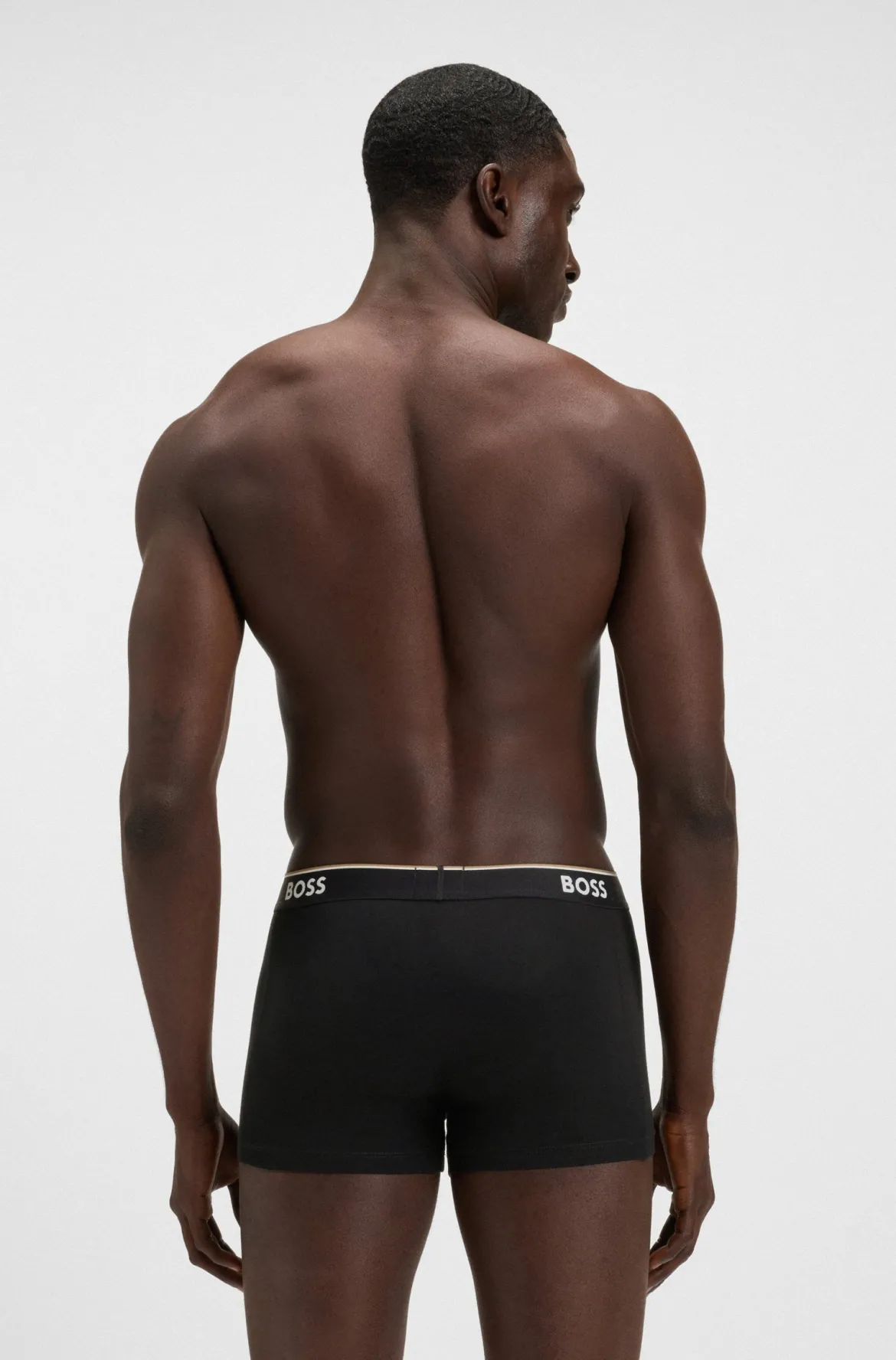 Hugo Boss Miesten Bokserit 3 P Power Musta