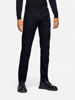 Hugo Boss miesten farkut MAINE 3 BLACK NOS CASHMERE TOUCH Musta