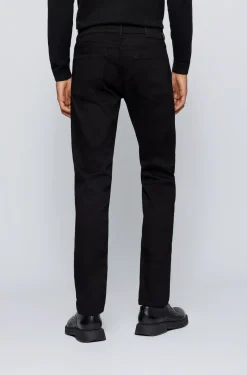 Hugo Boss miesten farkut MAINE 3 BLACK NOS CASHMERE TOUCH Musta