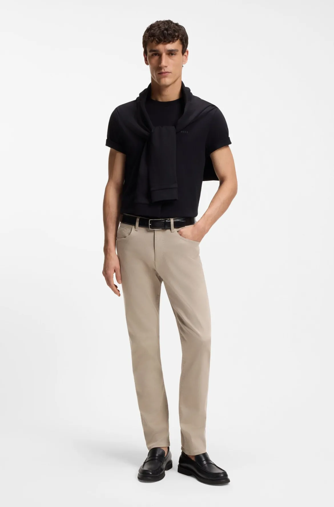 Hugo Boss miesten housut Delaware Five Pocket, beige