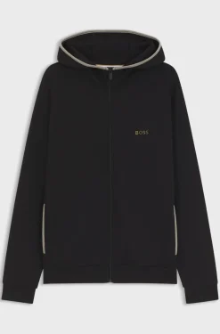 Hugo Boss miesten huppari Sense Hooded Jacket, musta