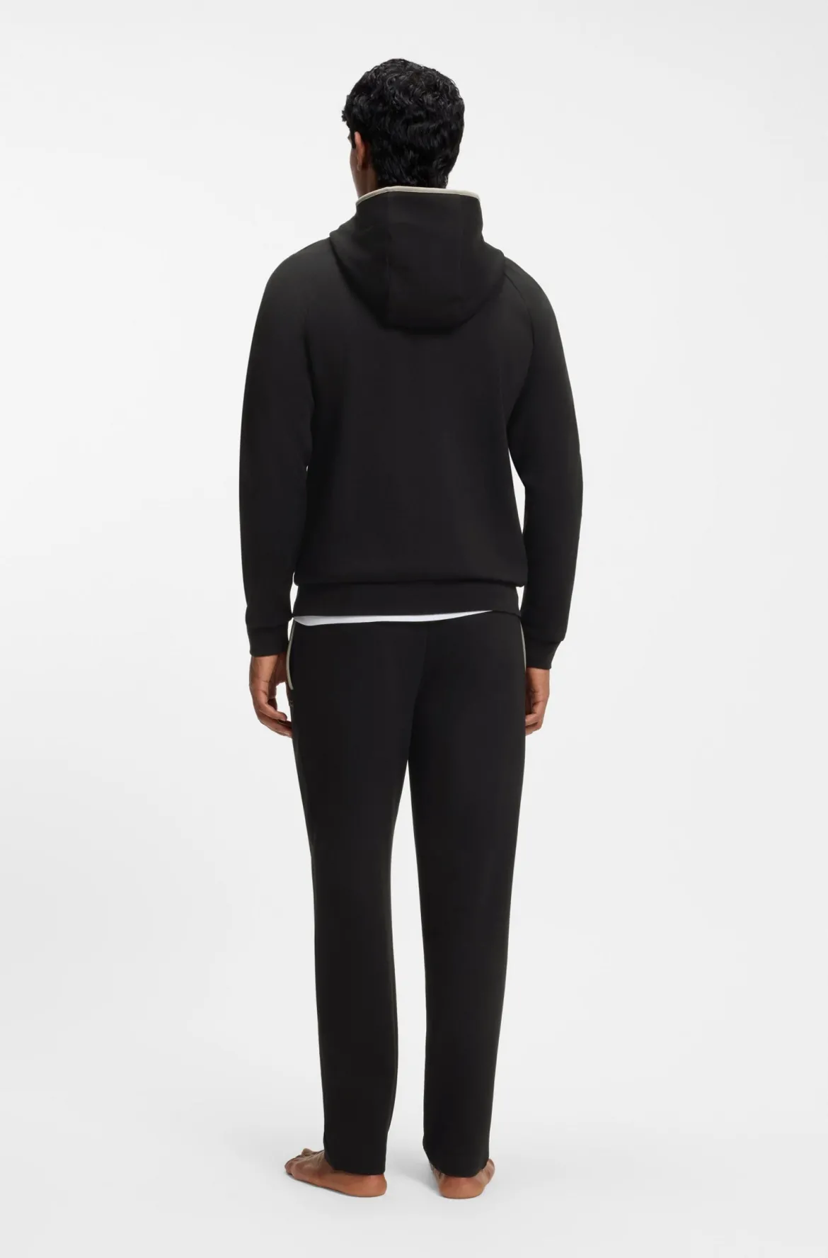 Hugo Boss miesten huppari Sense Hooded Jacket, musta