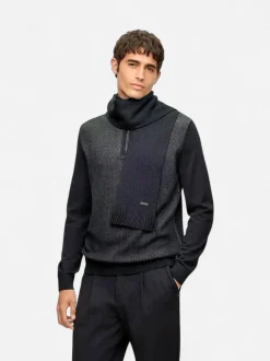 Hugo Boss Miesten Kaulahuivi, ALBAS HUIVI Musta