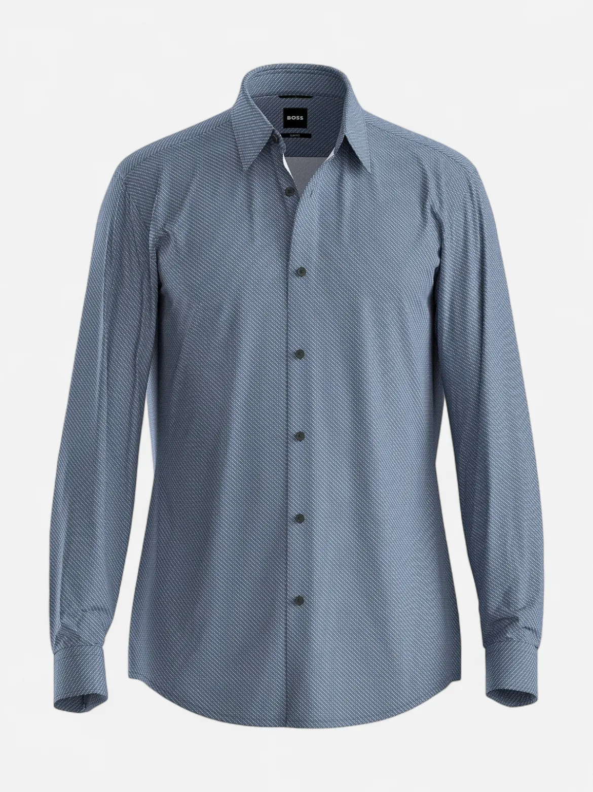 Hugo Boss miesten kauluspaita P-Liam-K-F-261, sininen kuosi