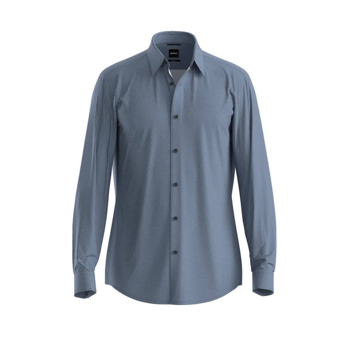 Hugo Boss miesten kauluspaita P-Liam-K-F-261, sininen kuosi