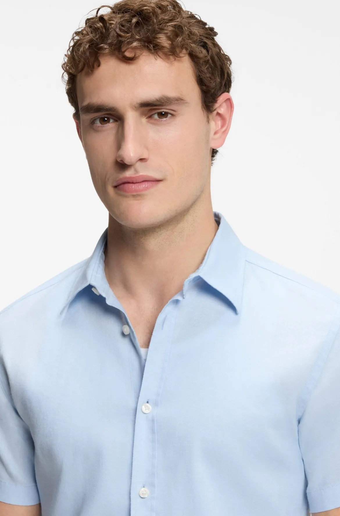 Hugo Boss miesten kauluspaita Roan, vaaleansininen