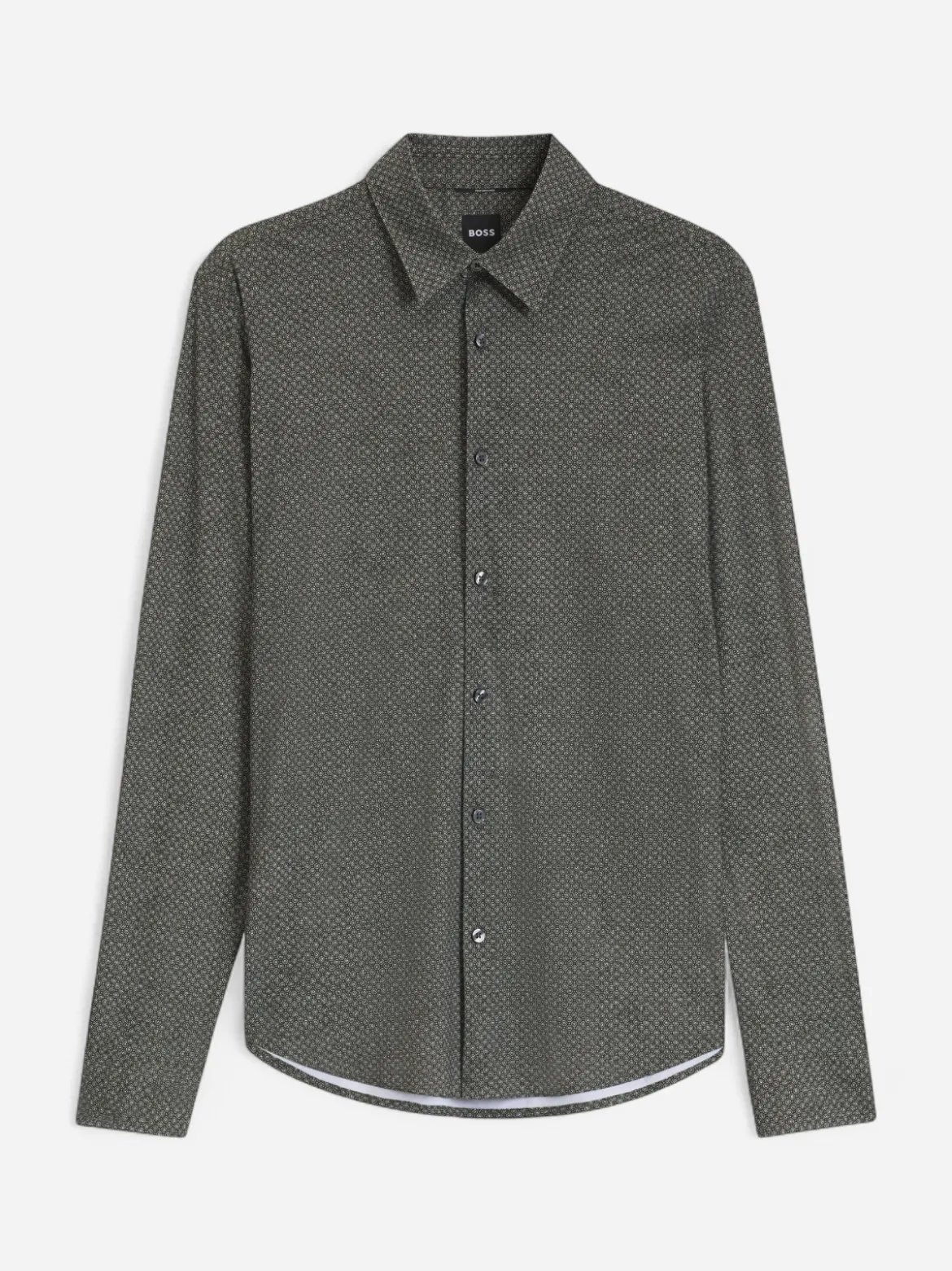 Hugo Boss miesten kauluspaita Roan, vihreä kuosi