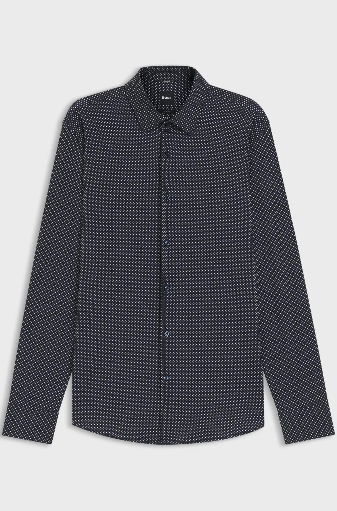 Hugo Boss miesten kauluspaita P-HANK-S-K-261 Performance Stretch, tummansininen