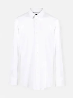 Hugo Boss Miesten Kauluspaita, P-HANK PERFORMANCE STRETCH KAULUSPAITA Valkoinen