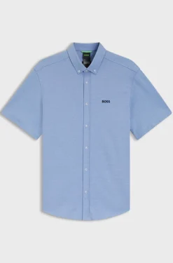 Hugo Boss miesten lyhythihainen kauluspaita ST_Motion SS shirt, keskisininen