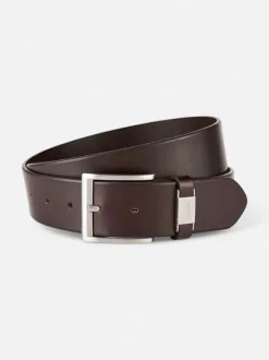 Hugo Boss Miesten Nahkavyö, Connio Tummanruskea