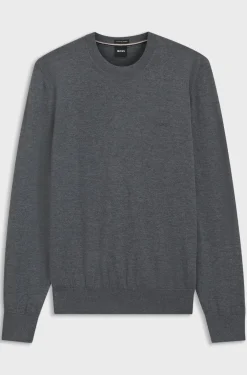 Hugo Boss miesten neulepusero H-Leno-L, keskiharmaa