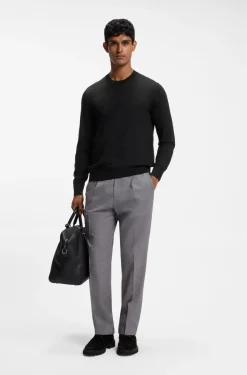 Hugo Boss miesten neulepusero H-Leno-L, musta