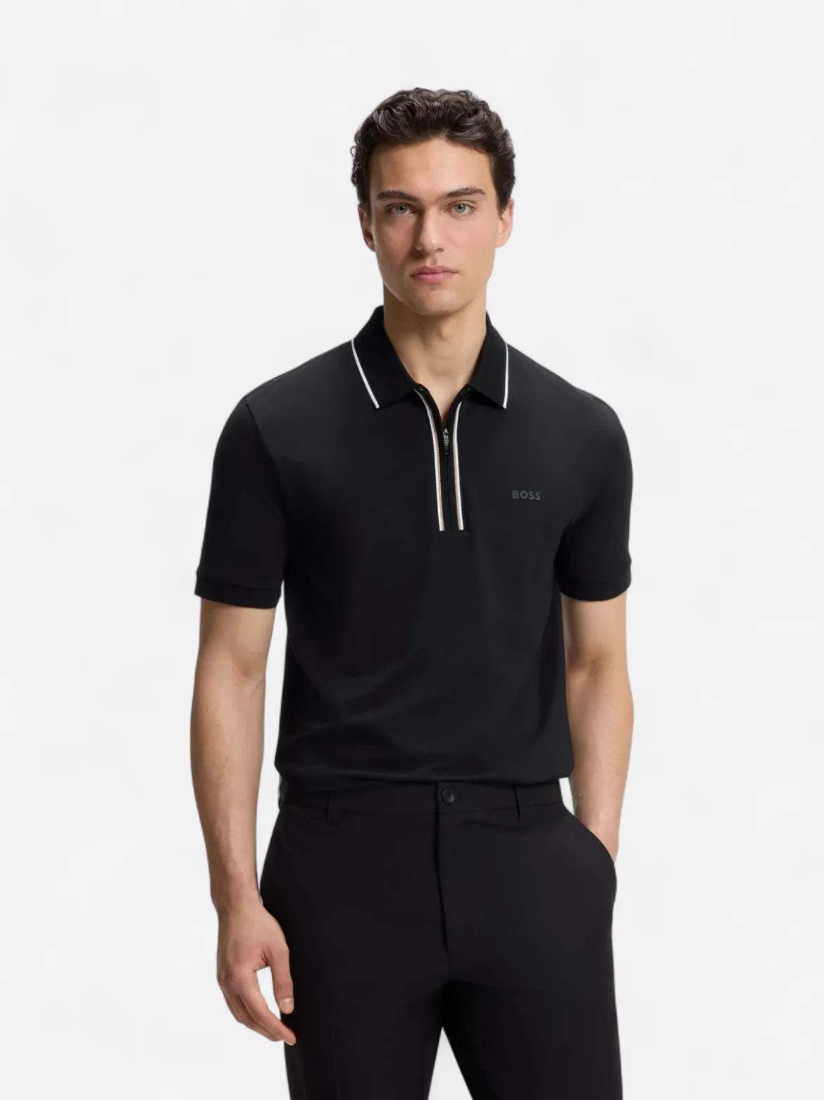 Hugo Boss miesten pikeepaita Philix GOC, musta