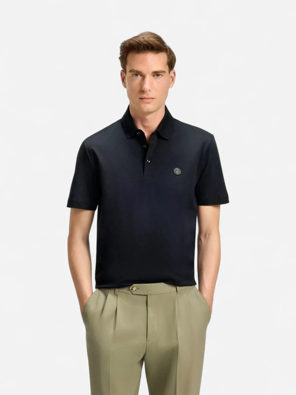 Hugo Boss miesten pikeepaita, C-PARRIS 001 Musta