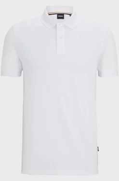 Hugo Boss Miesten Pikeepaita PALLAS REGULAR FIT Valkoinen