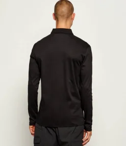 Hugo Boss miesten pitkähihainen polokauluspaita PIROL, musta