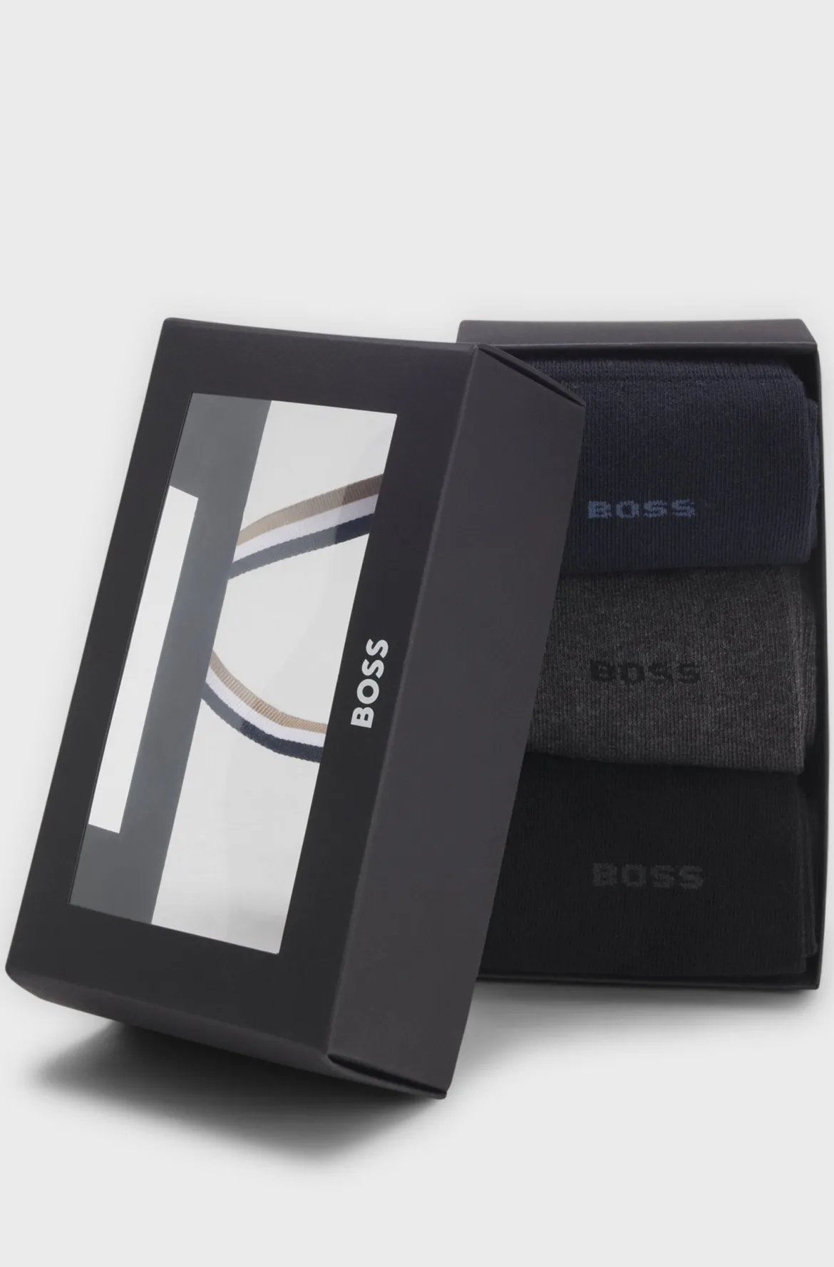 Hugo Boss miesten sukat 3P RS GIFSET UNI, musta