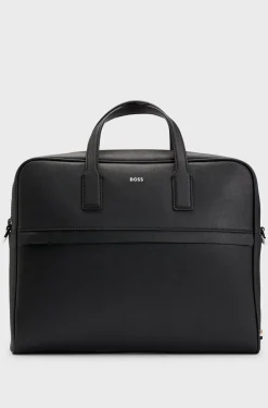 Hugo Boss miesten tietokonelaukku, ZAIR DOC Musta