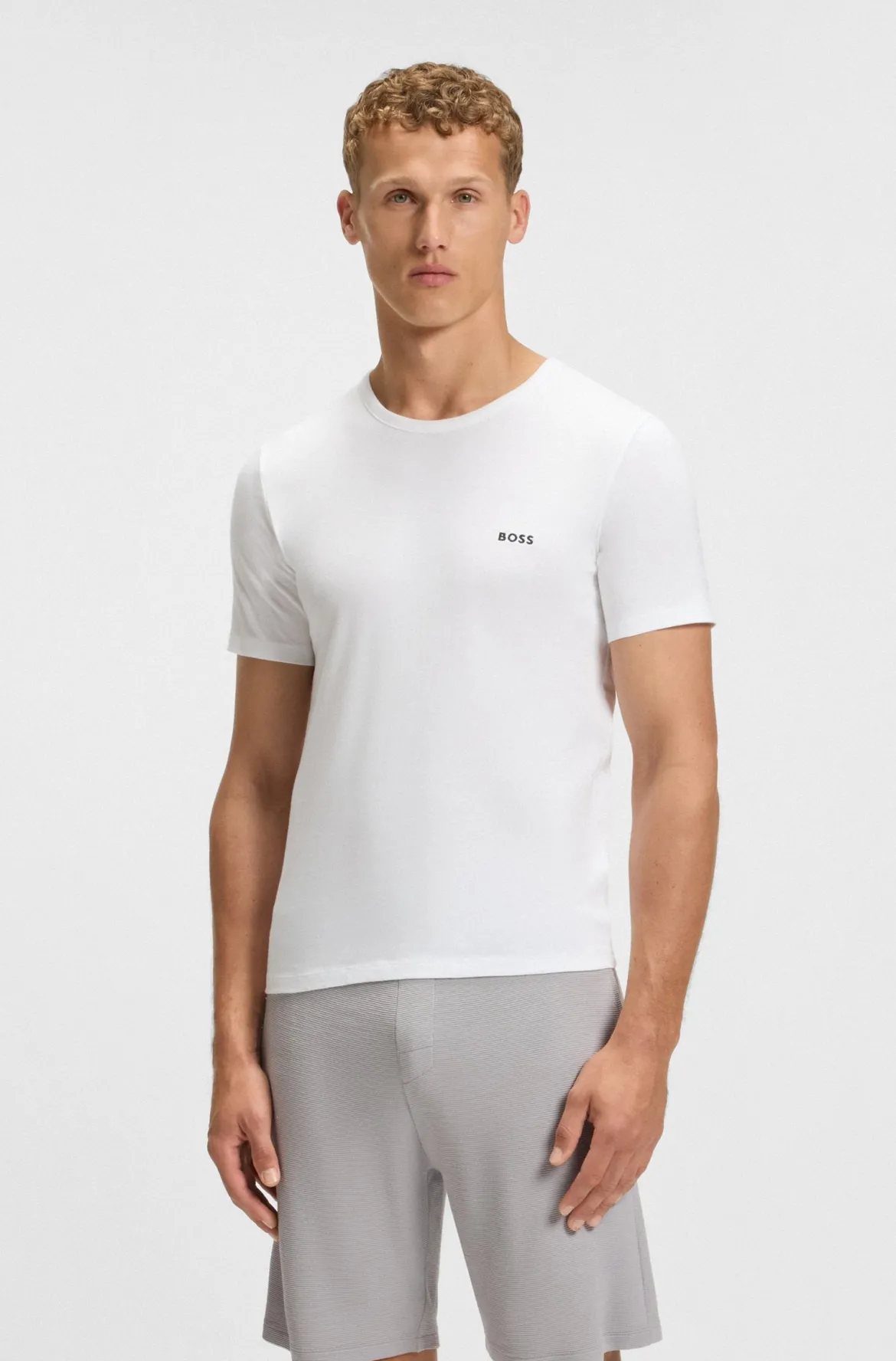 Hugo Boss miesten T-paita Classic Logo, valkoinen