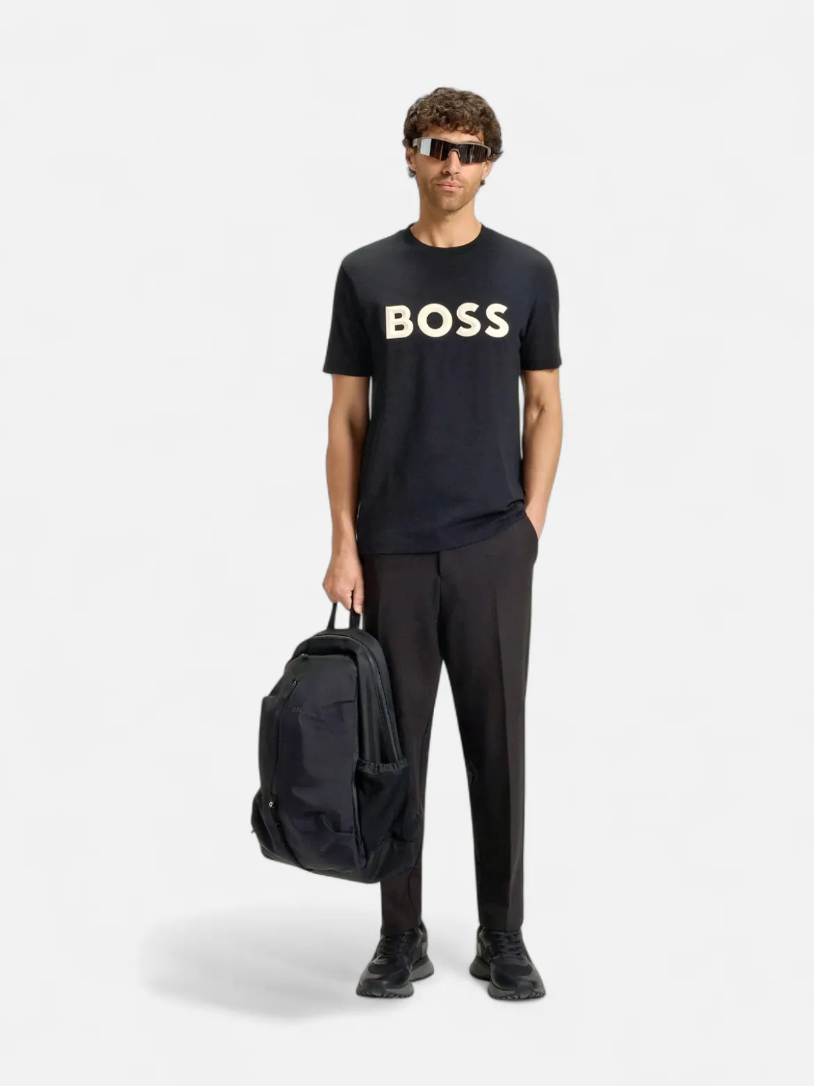 Hugo Boss miesten t-paita TEE ICONIC 001, musta