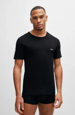 Hugo Boss Miesten T-Paita, TSHIRT RN NOS Musta
