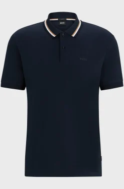 Hugo Boss Miesten Trikoo T-paita polokauluksella, PENROSE 38 NOS Tummansininen