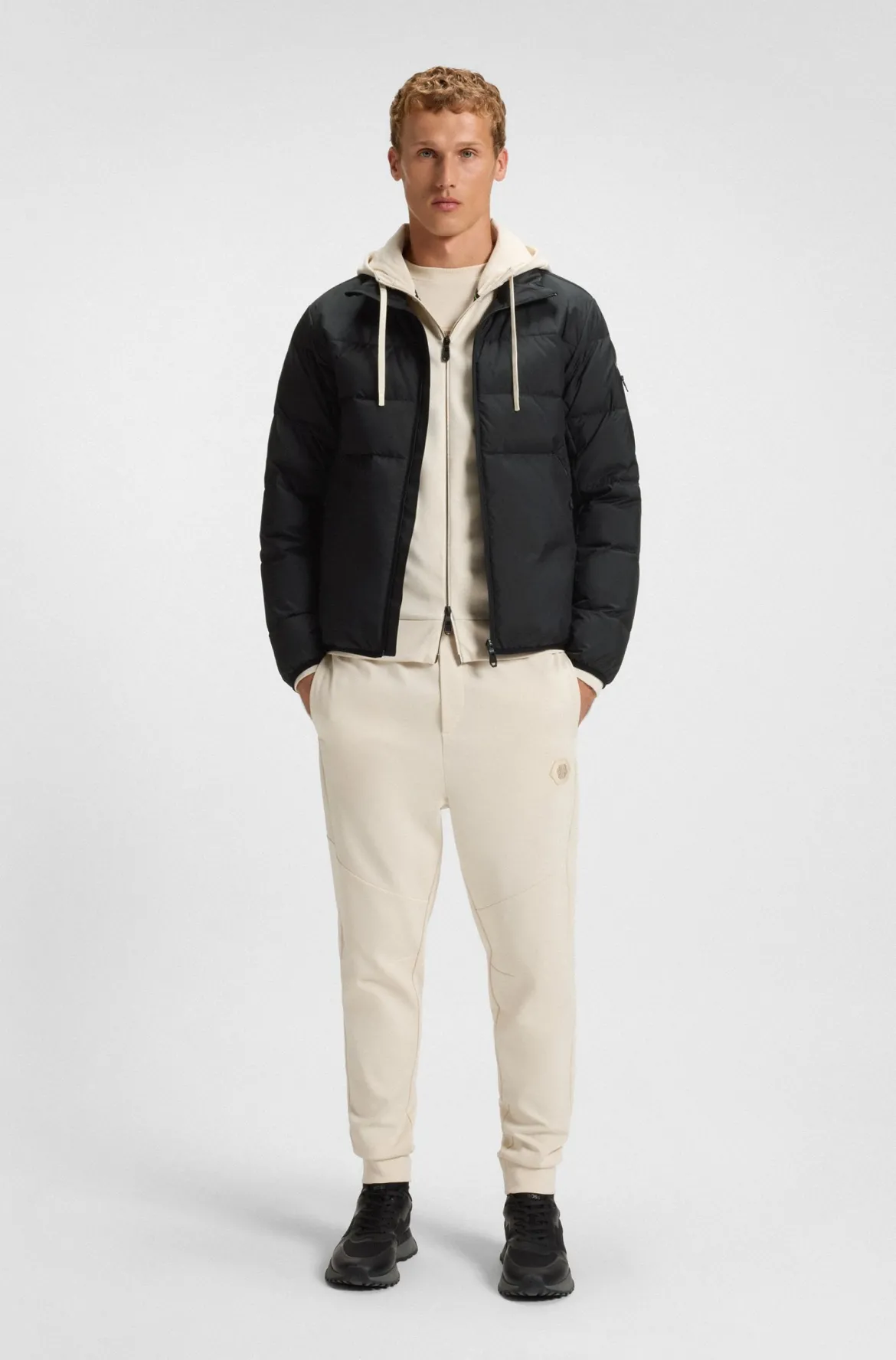 Hugo Boss miesten untuvatakki, OW URBANEX PUFFER MUSTA
